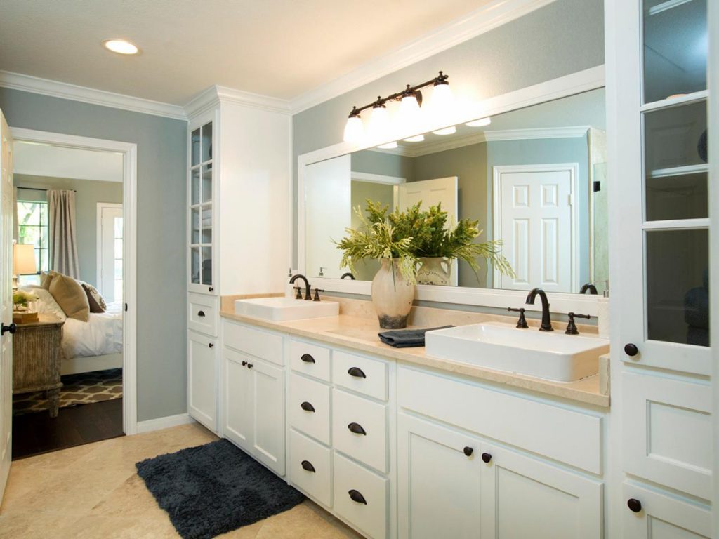 Bathroom Vanity Towers The Solution, Bathroom Double Sinks With Tower Storage