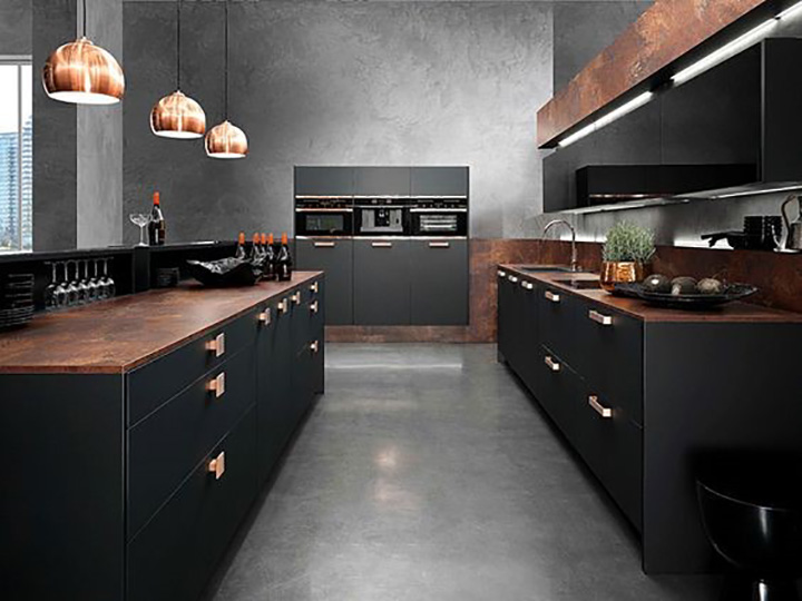Create Contrast With Light Dark Colored Kitchen Cabinets