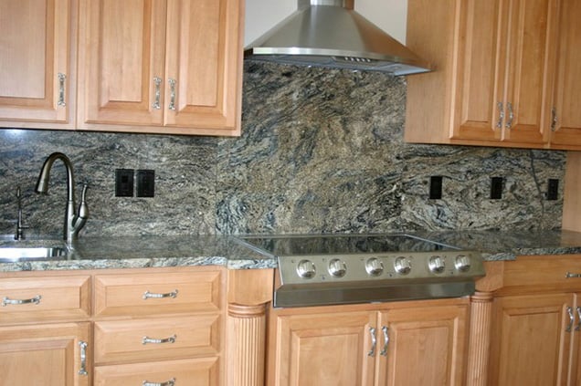 kitchen granite backsplash design