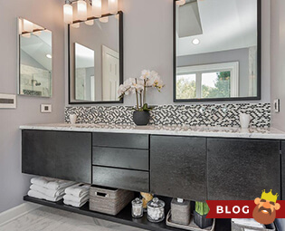 How To Choose Your Bathroom Counter, How Tall Is A Bathroom Vanity