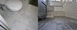 The Great Bathroom Tile Debate: Marble vs. Porcelain