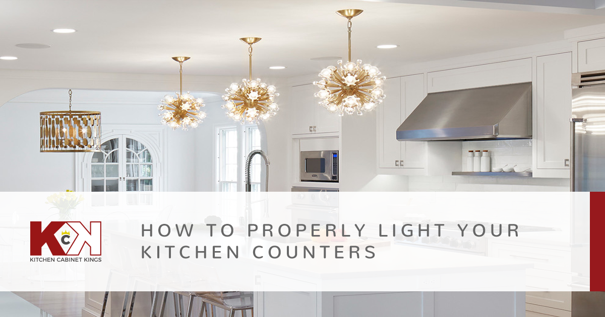 How to Properly Light Your Kitchen Counters