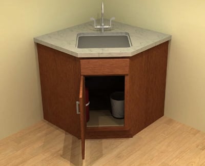 What is Sink Base Cabinet?  Definition of Sink Base Cabinet