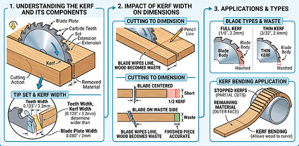 Kerf definition.