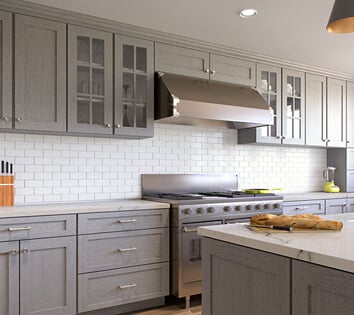 Buy Nova Light Gray Assembled Kitchen Cabinets Online