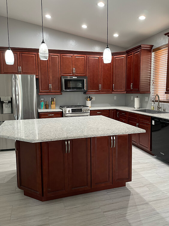Cherry Glaze cabinets, photo 21