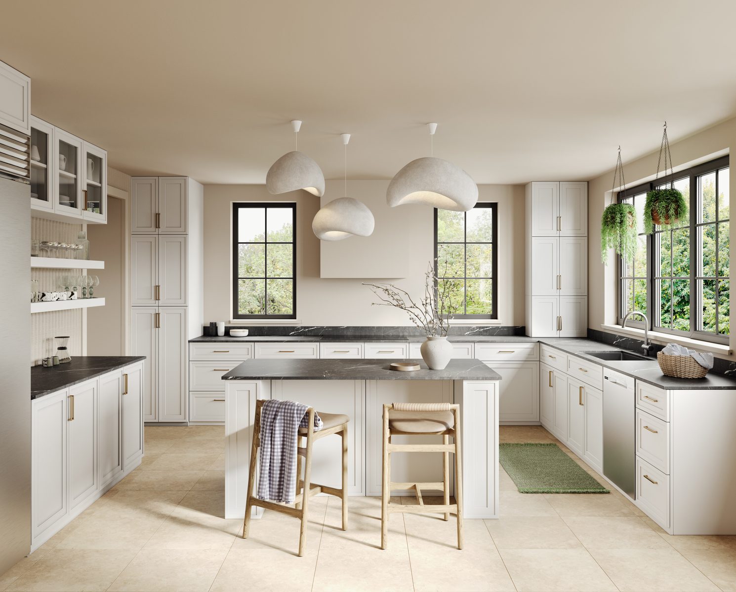 Cullian Champagne cabinets, photo 1