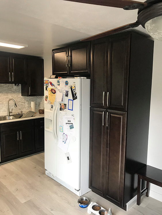 Espresso cabinets, photo 61