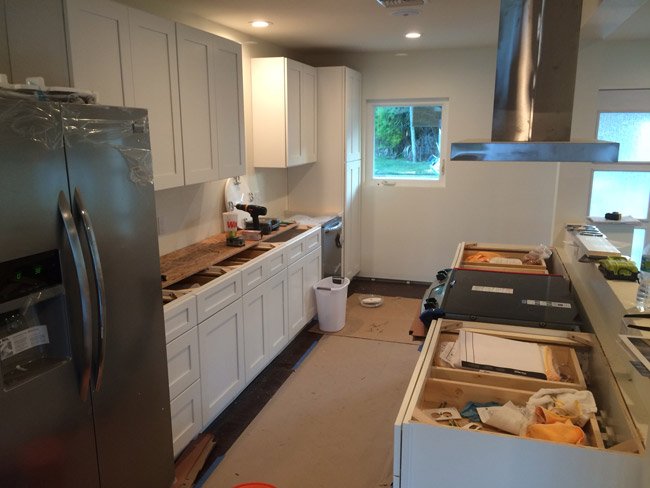 Ice White Shaker cabinets, photo 298
