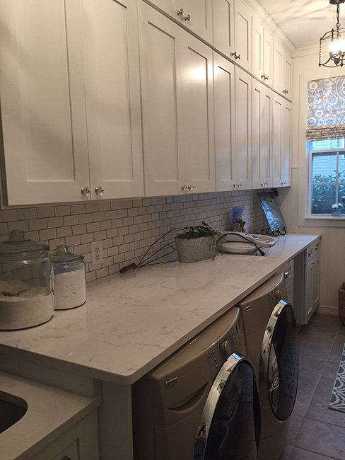 Ice White Shaker cabinets, photo 186