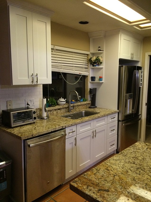 Ice White Shaker cabinets, photo 129