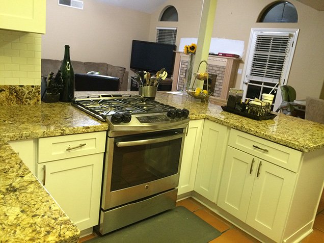 Ice White Shaker cabinets, photo 245