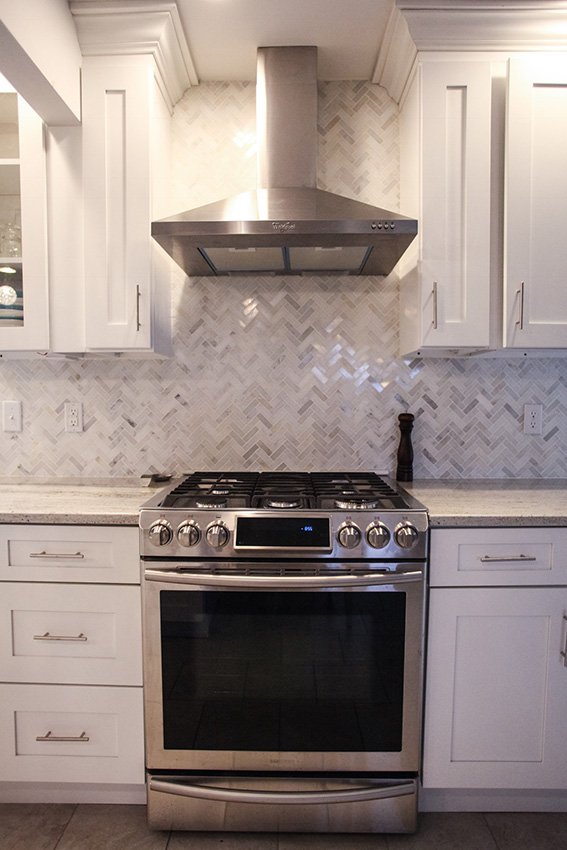 Ice White Shaker cabinets, photo 70
