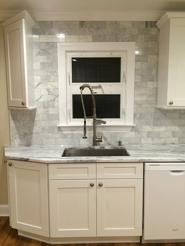 Ice White Shaker cabinets, photo 143