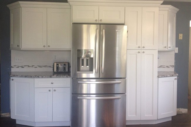 Ice White Shaker cabinets, photo 194