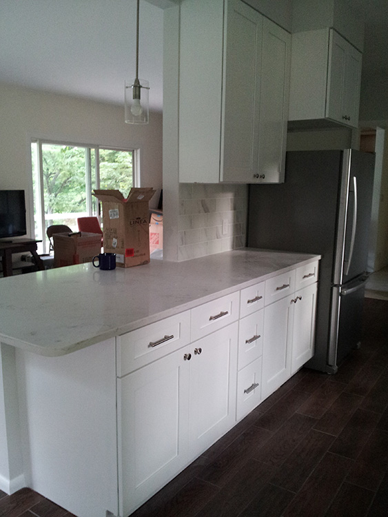 Ice White Shaker cabinets, photo 264