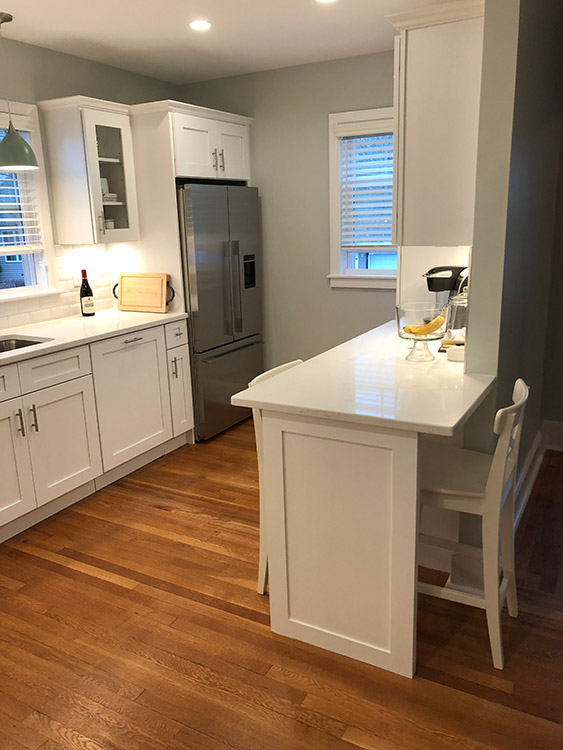 Ice White Shaker cabinets, photo 124