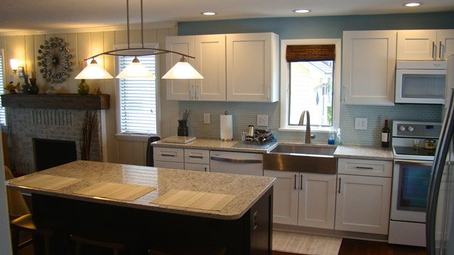 Ice White Shaker cabinets, photo 53