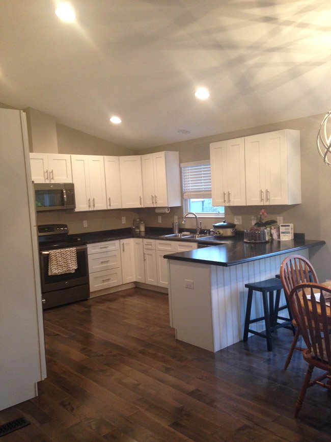 Ice White Shaker cabinets, photo 67