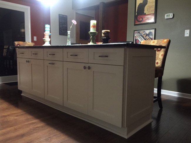 Ice White Shaker cabinets, photo 285