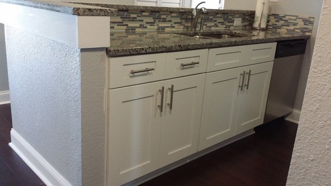 Ice White Shaker cabinets, photo 173