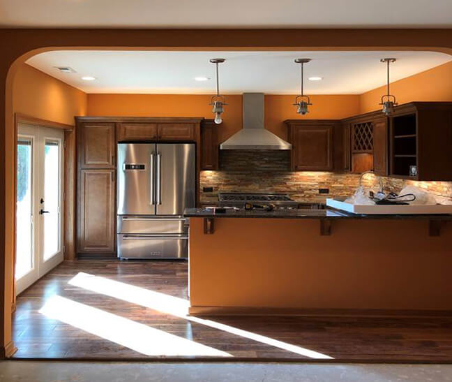 Riverside Chestnut cabinets, photo 1
