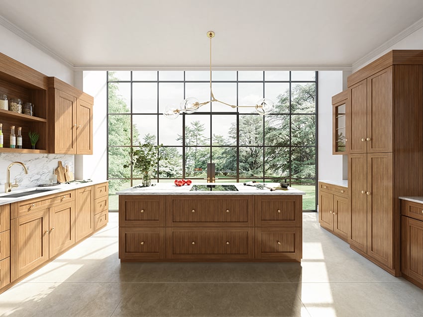 Woodland Brown Shaker cabinets, photo 2