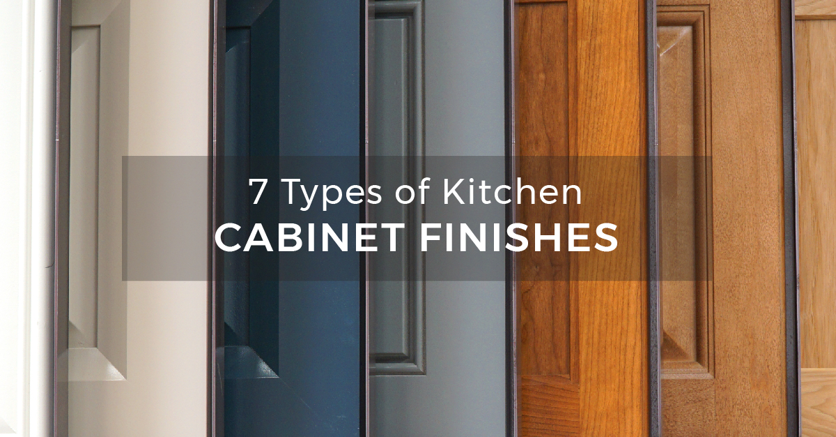 7 Types Of Kitchen Cabinet Finishes, Finished Cabinet Doors